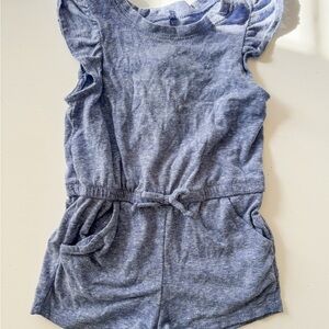 H&M Heather Blue Kids Romper